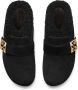 TORY BURCH Zwarte Instap Sandalen met Logodetail Black Dames - Thumbnail 6