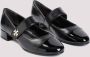 TORY BURCH Zwarte Leren Cap Toe Pumps Black Dames - Thumbnail 3