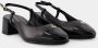 TORY BURCH Zwarte Leren Cap Toe Sandalen Black Dames - Thumbnail 2