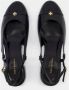 TORY BURCH Zwarte Leren Cap Toe Sandalen Black Dames - Thumbnail 4