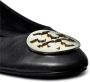 TORY BURCH Zwarte Leren Double T Instappers Black Dames - Thumbnail 4