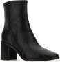 TORY BURCH Zwarte leren enkellaarsjes 7cm hak Black Dames - Thumbnail 11