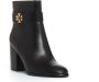 TORY BURCH Zwarte leren enkellaarzen Elegante stijl Black Dames - Thumbnail 3