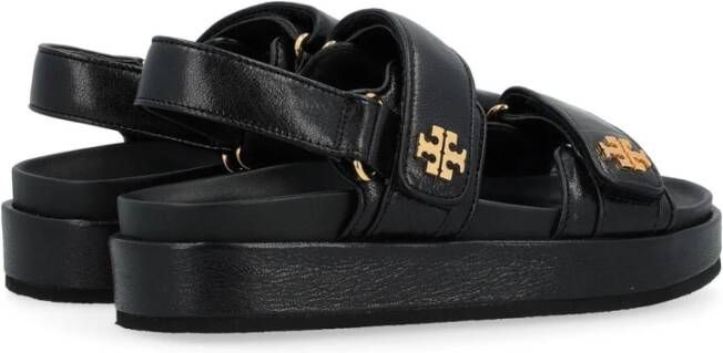 TORY BURCH Zwarte leren Kira sandaal Black Dames