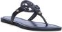 TORY BURCH Zwarte Leren Sandalen Elegante Chic Stijl Black Dames - Thumbnail 2