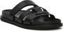 TORY BURCH Zwarte Leren Slide Sandalen Black Dames - Thumbnail 2