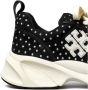 TORY BURCH Zwarte Leren Sneakers Paneelontwerp Black Dames - Thumbnail 3