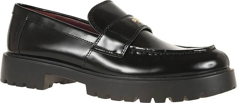 TORY BURCH Zwarte Lug Loafer Schoen Black Dames