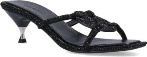 TORY BURCH Zwarte Miller Geo Bombé Sandalen Black Dames