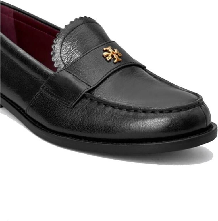 TORY BURCH Zwarte platte schoenen met 21 mm hak Black Dames