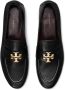 TORY BURCH Zwarte platte schoenen met dubbele T Black Dames - Thumbnail 4