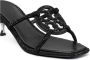 TORY BURCH Zwarte Sandalen met Kristallen Versiering Black Dames - Thumbnail 3