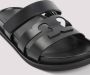 TORY BURCH Zwarte Leren Sandalen Elegant Chic Look Black Dames - Thumbnail 15