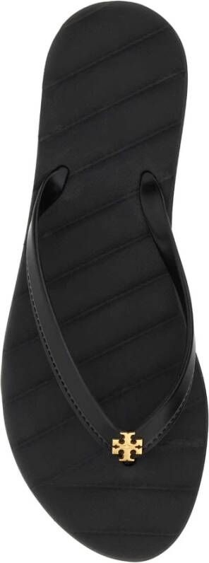 TORY BURCH Zwarte TPU Kira slippers Black Dames