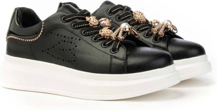 Tosca Blu Bijoux Allison Damessneakers Black Dames