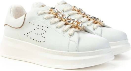 Tosca Blu Glamour Sneaker Lente Zomer Collectie White Dames