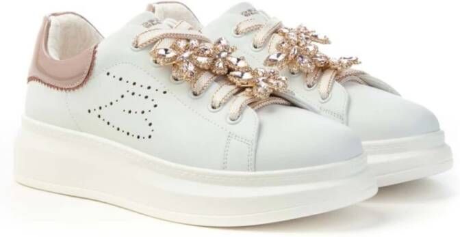 Tosca Blu Glamour Sneaker Lente Zomer Collectie White Dames