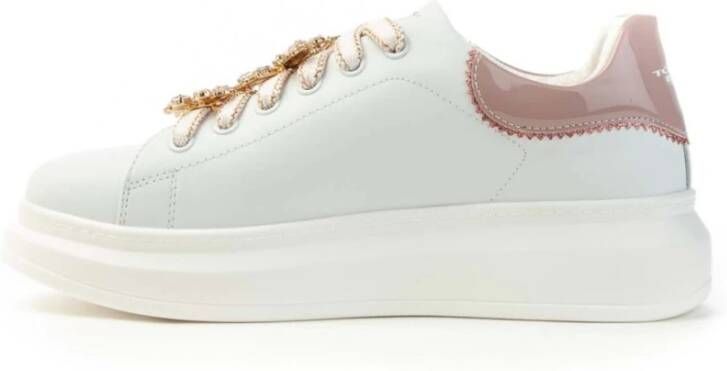 Tosca Blu Glamour Sneaker Lente Zomer Collectie White Dames