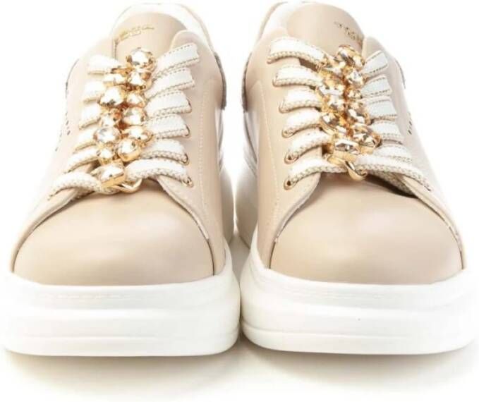 Tosca Blu Glamour Sneakers Lente Zomer Collectie Beige Dames