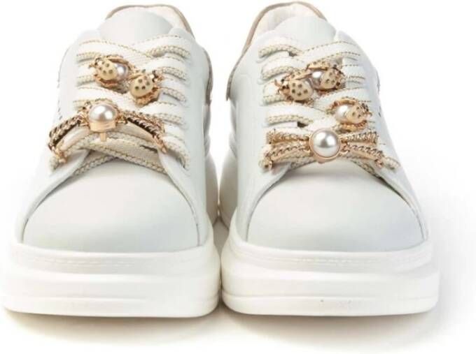 Tosca Blu Iconische Allison Bijoux Sneakers White Dames