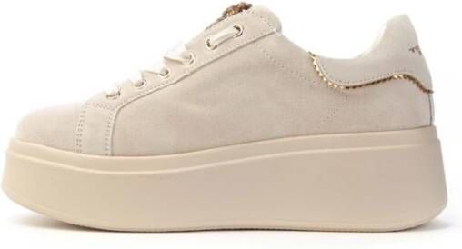 Tosca Blu Iconische Angelina Bijoux Sneakers in Beige Dames