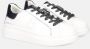 Tosca Blu Witte leren sneakers met vlinderdetail White Dames - Thumbnail 2