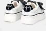 Tosca Blu Witte Slip-On Sneakers met Strass Boog White Dames - Thumbnail 4