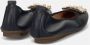 Tosca Blu Zwarte Leren Ballerina Schoenen Black Dames - Thumbnail 4