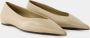 TotêMe Beige Leren Asymmetrische Ballerina Beige Dames - Thumbnail 3