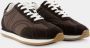 TotêMe Bruin Leren Sport Sneakers Brown Dames - Thumbnail 2