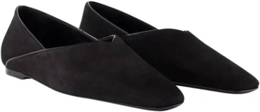 TotêMe Leather flats Black Dames