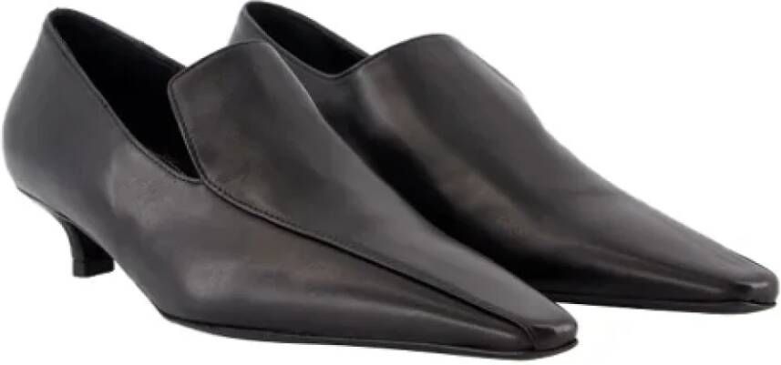 TotêMe Leather flats Black Dames