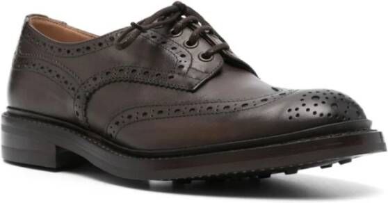 Tricker's Espresso Gebrande Veterschoenen Brown Heren