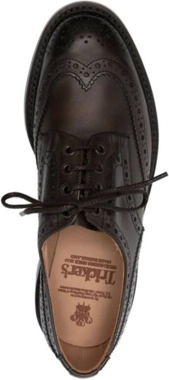 Tricker's Espresso Gebrande Veterschoenen Brown Heren