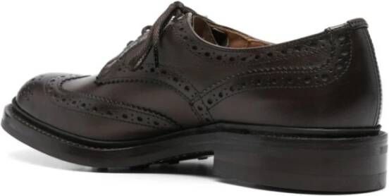 Tricker's Espresso Gebrande Veterschoenen Brown Heren