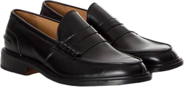 Tricker's James Penny Loafers Black Heren