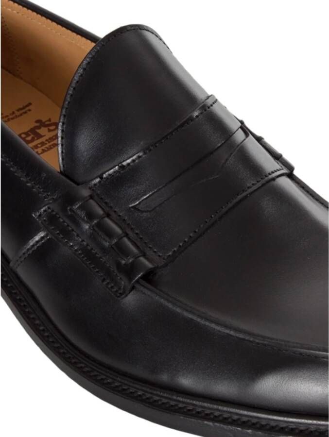 Tricker's James Penny Loafers Black Heren