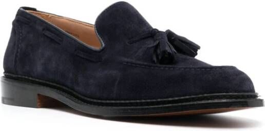 Tricker's Loafers Blue Heren