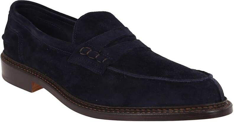 Tricker's Loafers Blue Heren