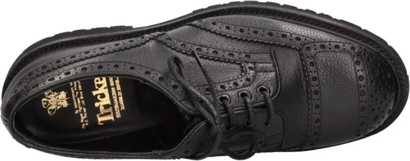 Tricker's Platte schoenen Zwart Black Heren