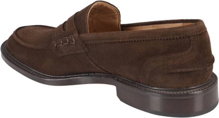 Tricker's Suede Klassieke Schoenen Brown Heren