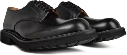 Tricker's Zwarte Box Lace-up Derby Schoenen Black Heren