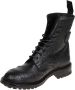 Tricker's Zwarte Commando Leren Laarzen Black Heren - Thumbnail 4