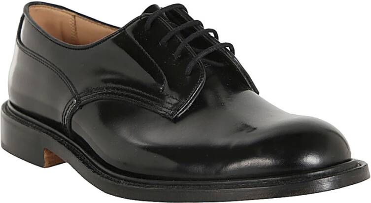 Tricker's Zwarte Veterschoenen Black Heren