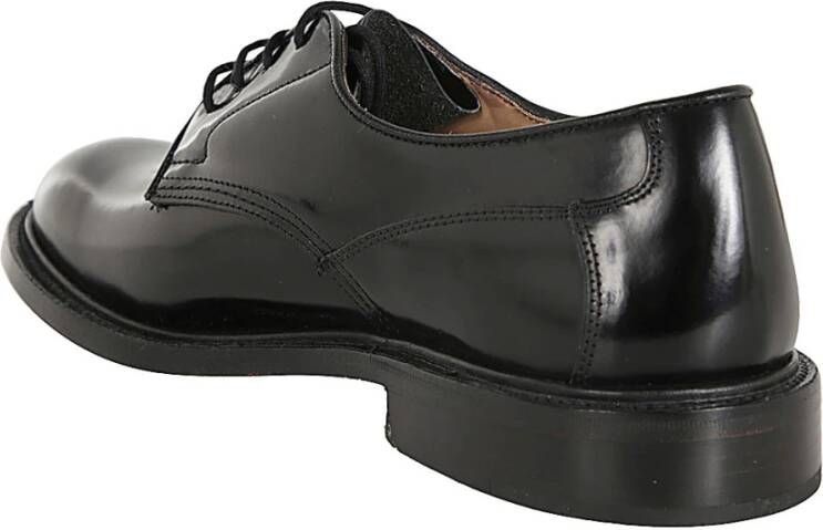 Tricker's Zwarte Veterschoenen Black Heren