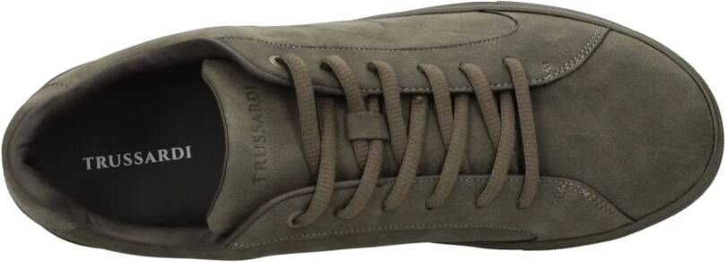 Trussardi Sneakers Groen Green Heren