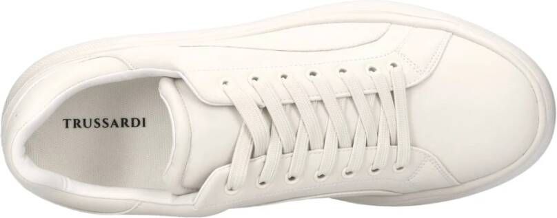 Trussardi Sneakers Wit White Heren