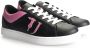 Trussardi Veterschoen Sneakers met Ronde Neus Black Dames - Thumbnail 4