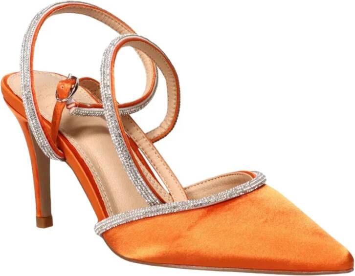 Twentyfour Elegante Oranje Hakken Orange Dames