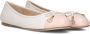 Twinset Beige Leren Ballerinas met Roze Neus Beige Dames - Thumbnail 8